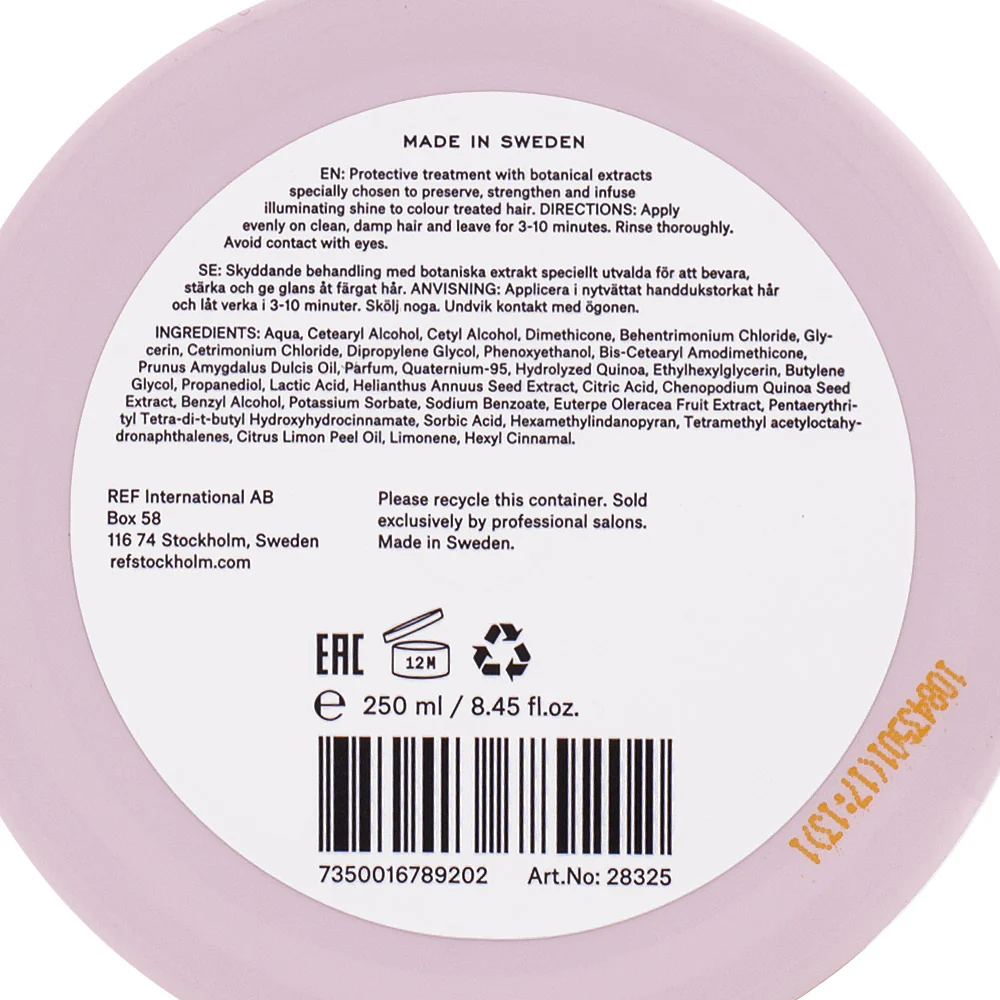Stockholm Sweden Ref Illuminate Colour Masque 250ml - maschera protezione colore - Image 2