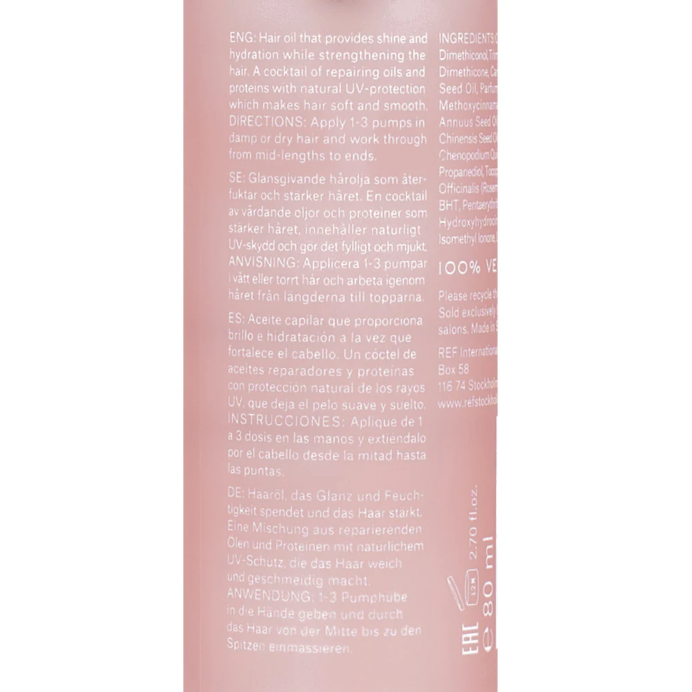 Stockholm Sweden Ref Shine Elixir 80ml - olio leggero illuminante e nutriente - Image 2