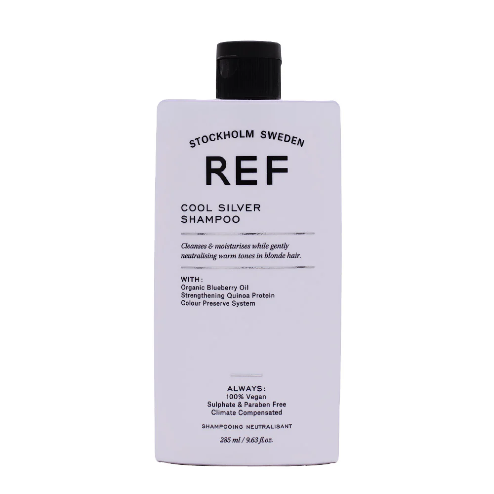 Stockholm Sweden Ref Cool Silver Shampoo 285ml - shampoo anti giallo capelli biondi