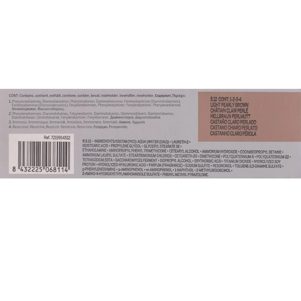 Revlon Professional Colorcosmetique 5.12 Light Pearly Brown 60ml - colorazione permanente - Image 2
