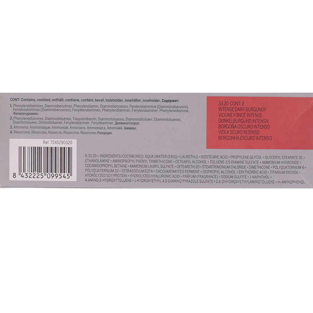 Revlon Professional Revlonissimo Colorcosmetique 33.20 Intense Dark Burgundy 60ml - colorazione permanente - Image 2