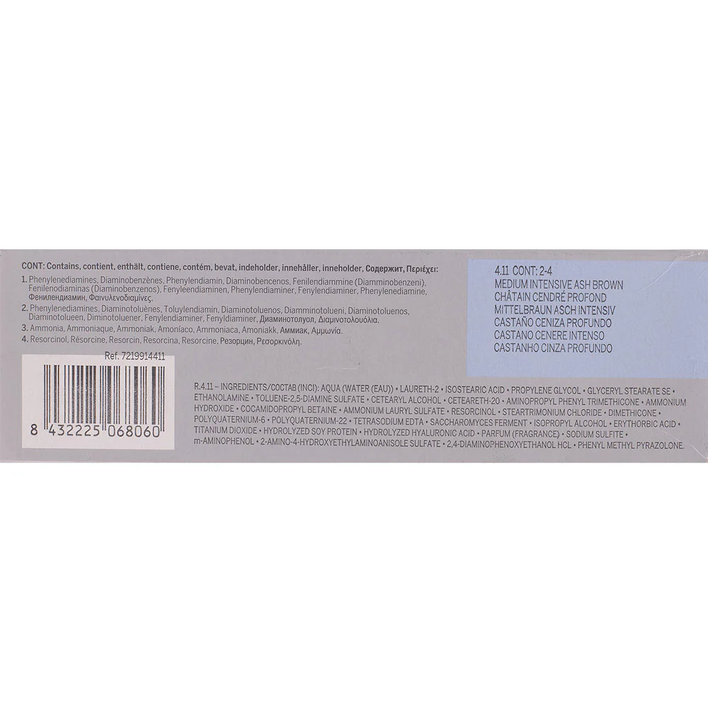Revlon Professional Revlonissimo Colorcosmetique 4.11 Medium Intensive Ash Brown 60ml - colorazione permanente - Image 2