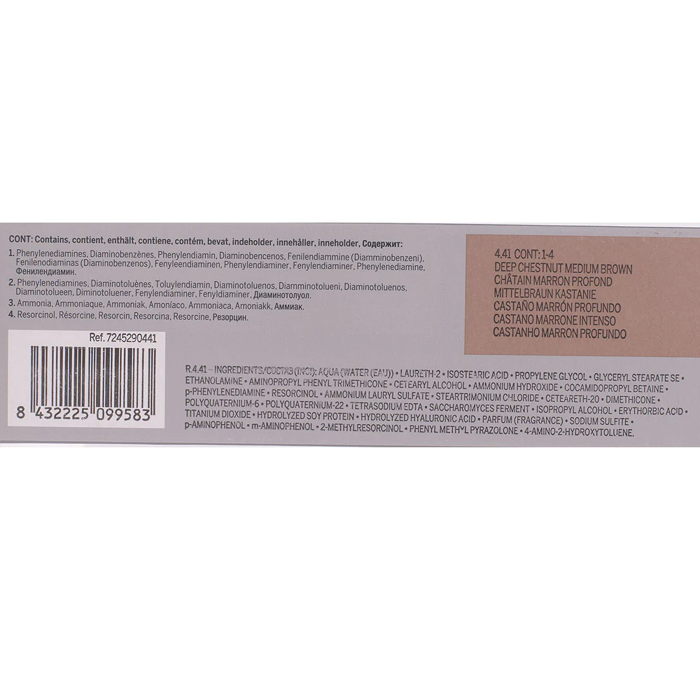 Revlon Professional Revlonissimo Colorcosmetique 4.41 Deep Chestnut Medium Brown 60ml - colorazione permanente - Image 2