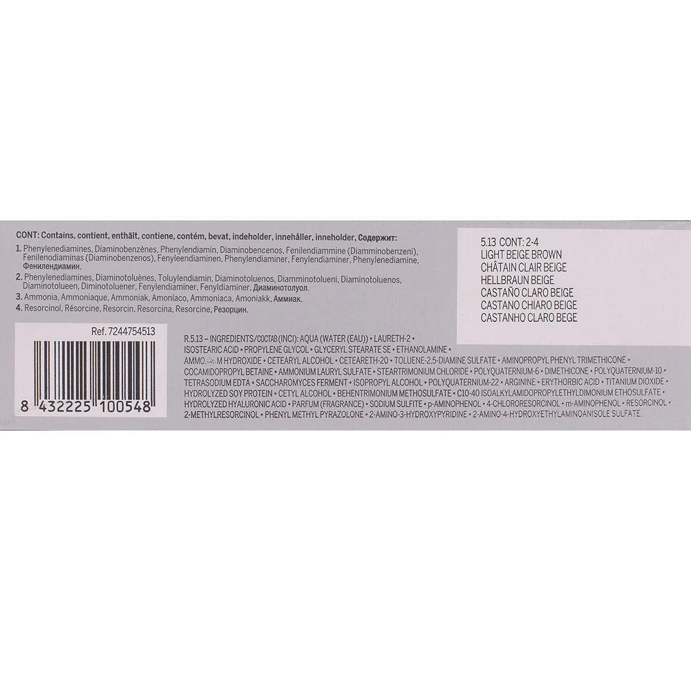 Revlon Professional Revlonissimo Colorcosmetique 5.13 Light Beige Brown 60ml - colorazione permanente - Image 2