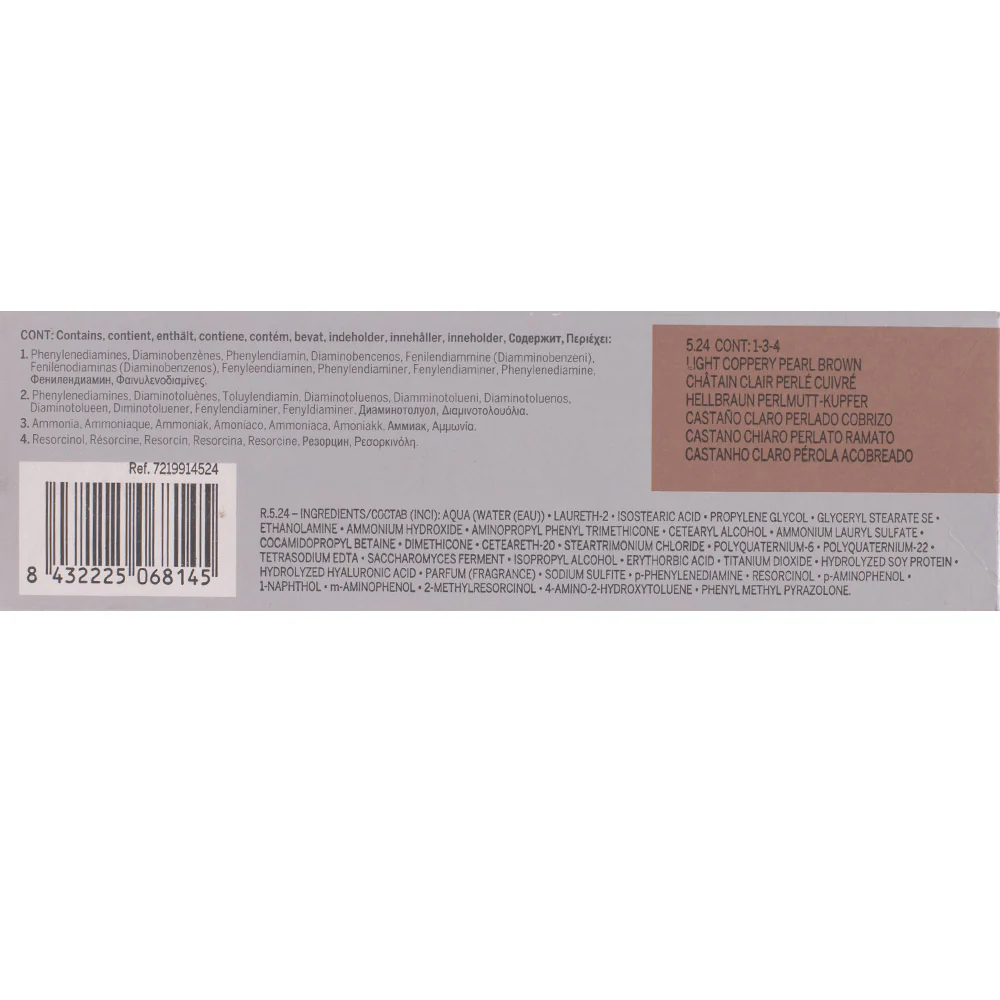 Revlon Professional Revlonissimo Colorcosmetique 5.24 Light Coppery Pearl Brown 60ml - colorazione permanente - Image 2
