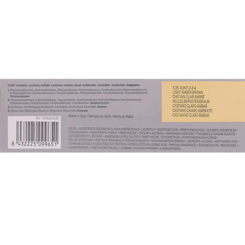 Revlon Professional Revlonissimo Colorcosmetique 5.35 Light Amber Amber Brown 60ml - colorazione permanente - Image 2