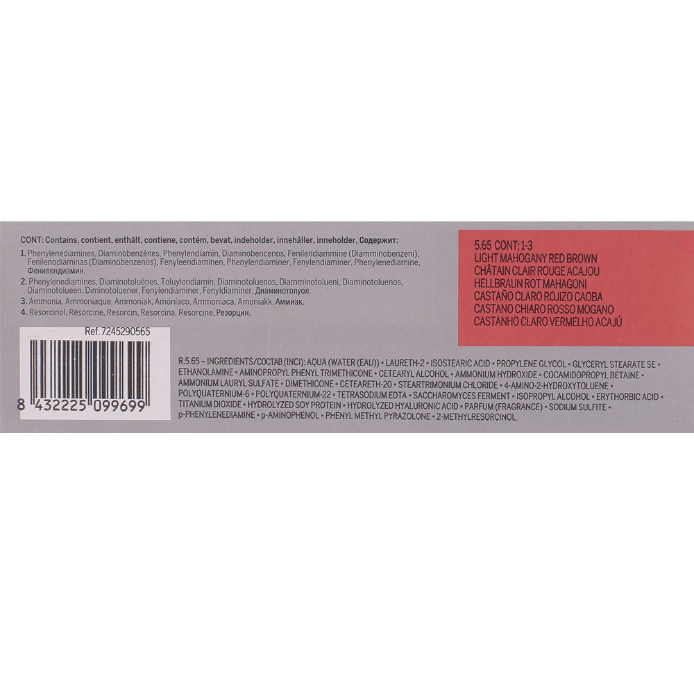 Revlon Professional Revlonissimo Colorcosmetique 5.65 Light Mahogany Red Brown 60ml - colorazione permanente - Image 2