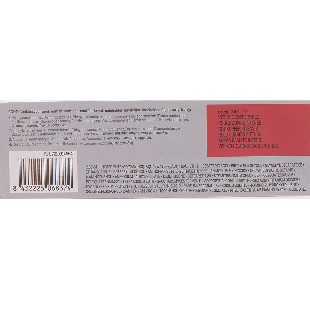 Revlon Professional Revlonissimo Colorcosmetique 66.64 Intense Coppery Red 60ml - colorazione permanente - Image 2