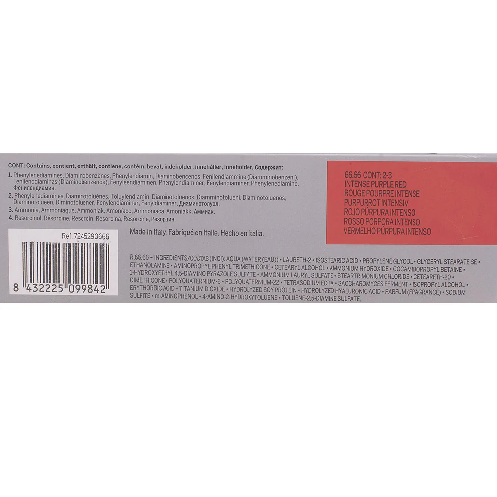 Revlon Professional Revlonissimo Colorcosmetique 66.66 Intense Purple Red 60ml - colorazione permanente - Image 2