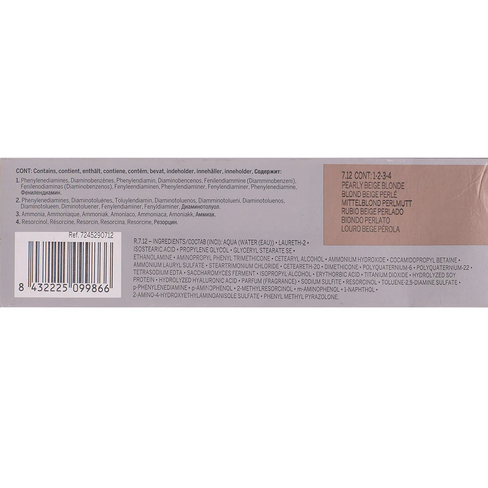 Revlon Professional Revlonissimo Colorcosmetique 7.12 Pearly Beige Blonde 60ml - colorazione permanente - Image 2