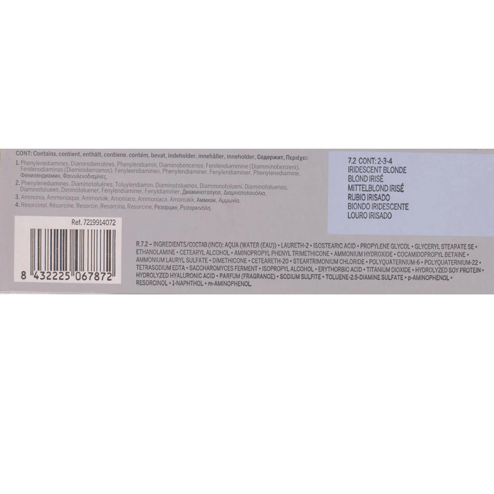Revlon Professional Revlonissimo Colorcosmetique 7.2 Iridescent Blonde 60ml - colorazione permanente - Image 2