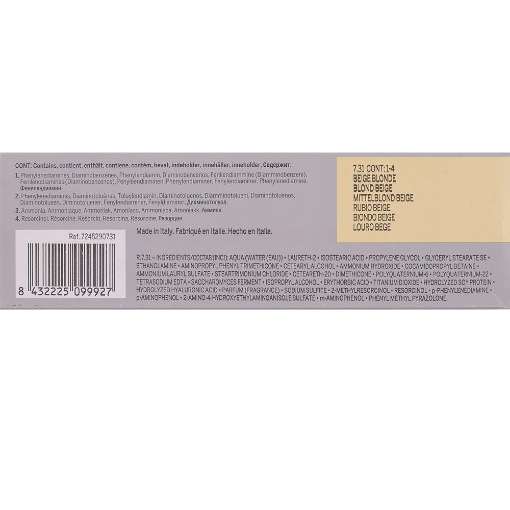 Revlon Professional Revlonissimo Colorcosmetique 7.31 Beige Blonde 60ml - colorazione permanente - Image 2