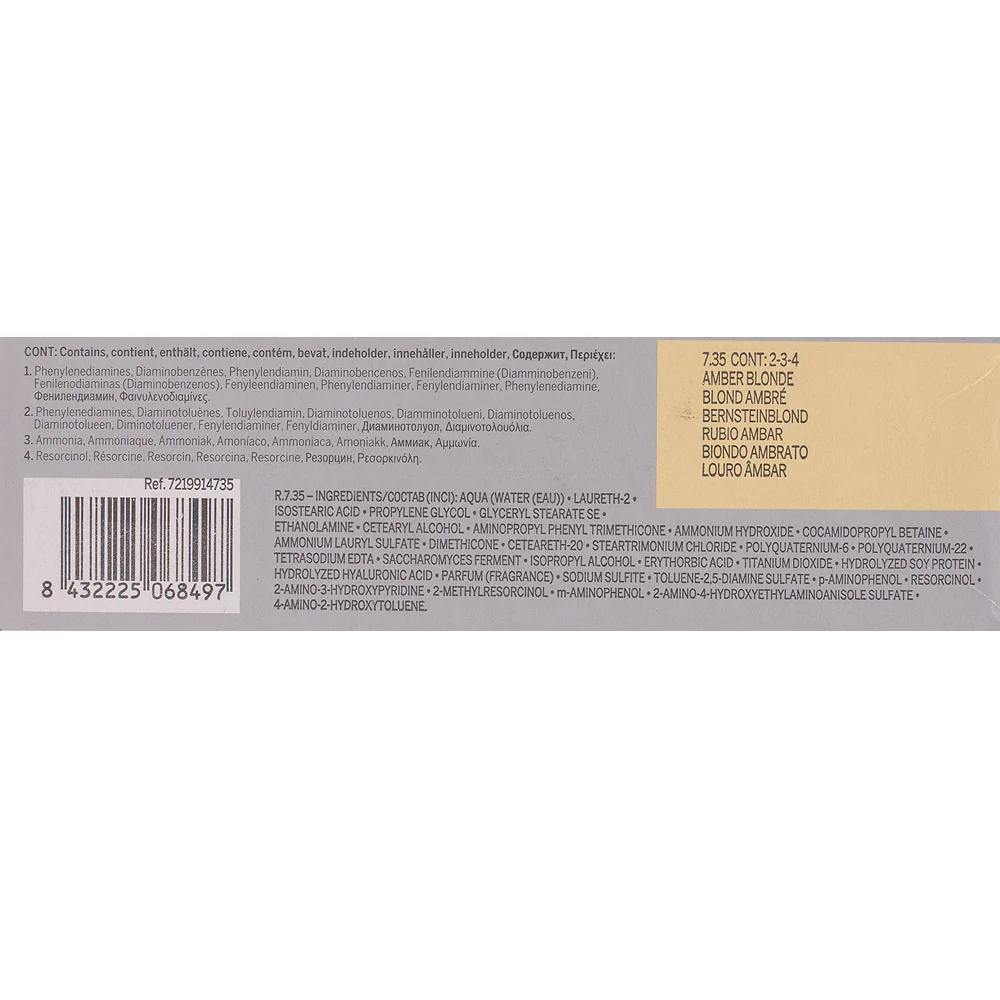 Revlon Professional Revlonissimo Colorcosmetique 7.35 Amber Blonde 60ml - colorazione permanente - Image 2