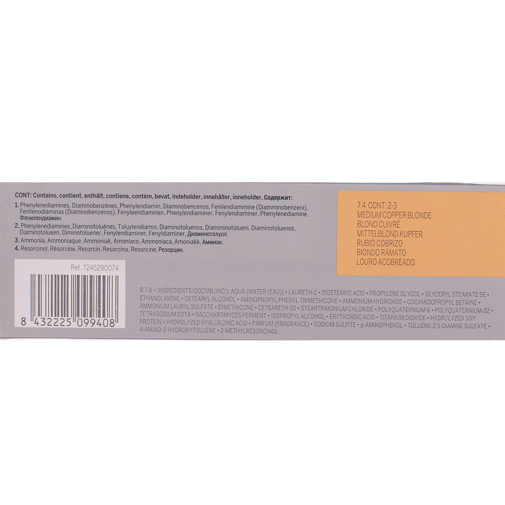 Revlon Professional Revlonissimo Colorcosmetique 7.4 Medium Copper Blonde 60ml - colorazione permanente - Image 2