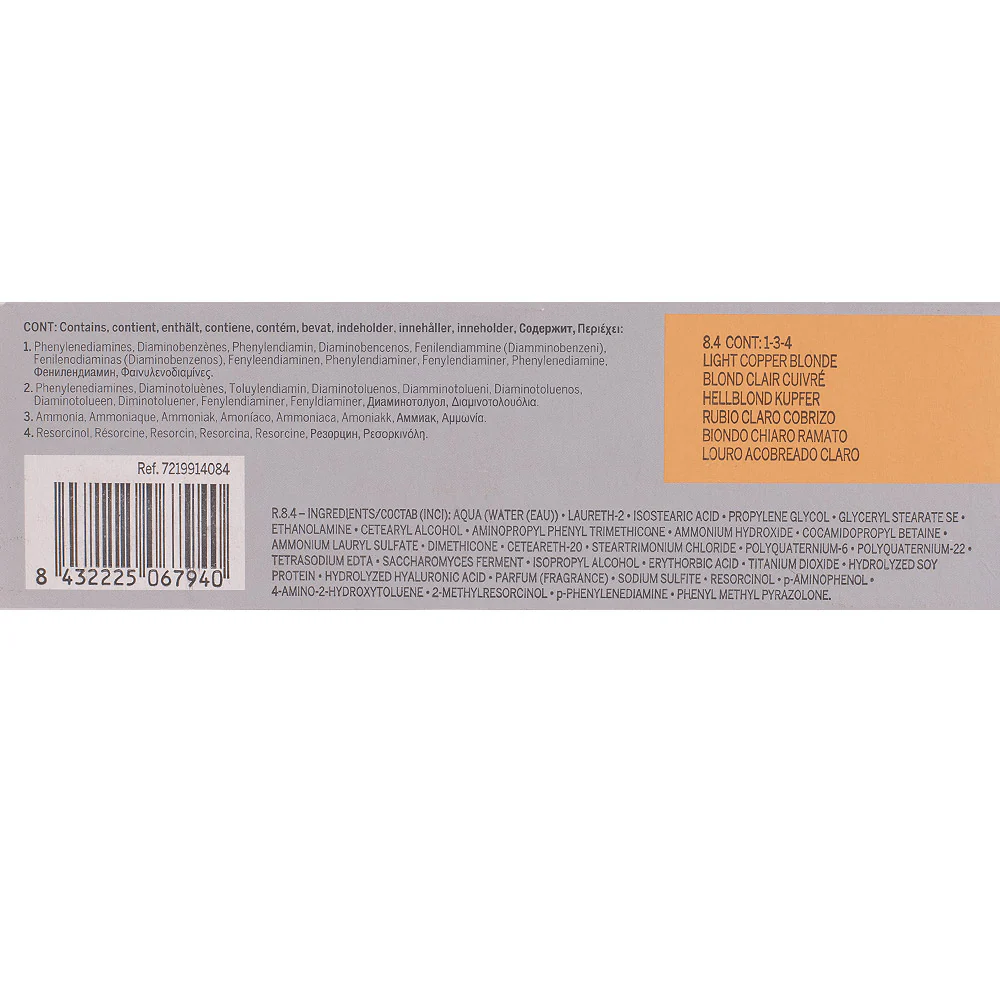 Revlon Professional Revlonissimo Colorcosmetique 8.4 Light Copper Blonde 60ml - colorazione permanente - Image 2