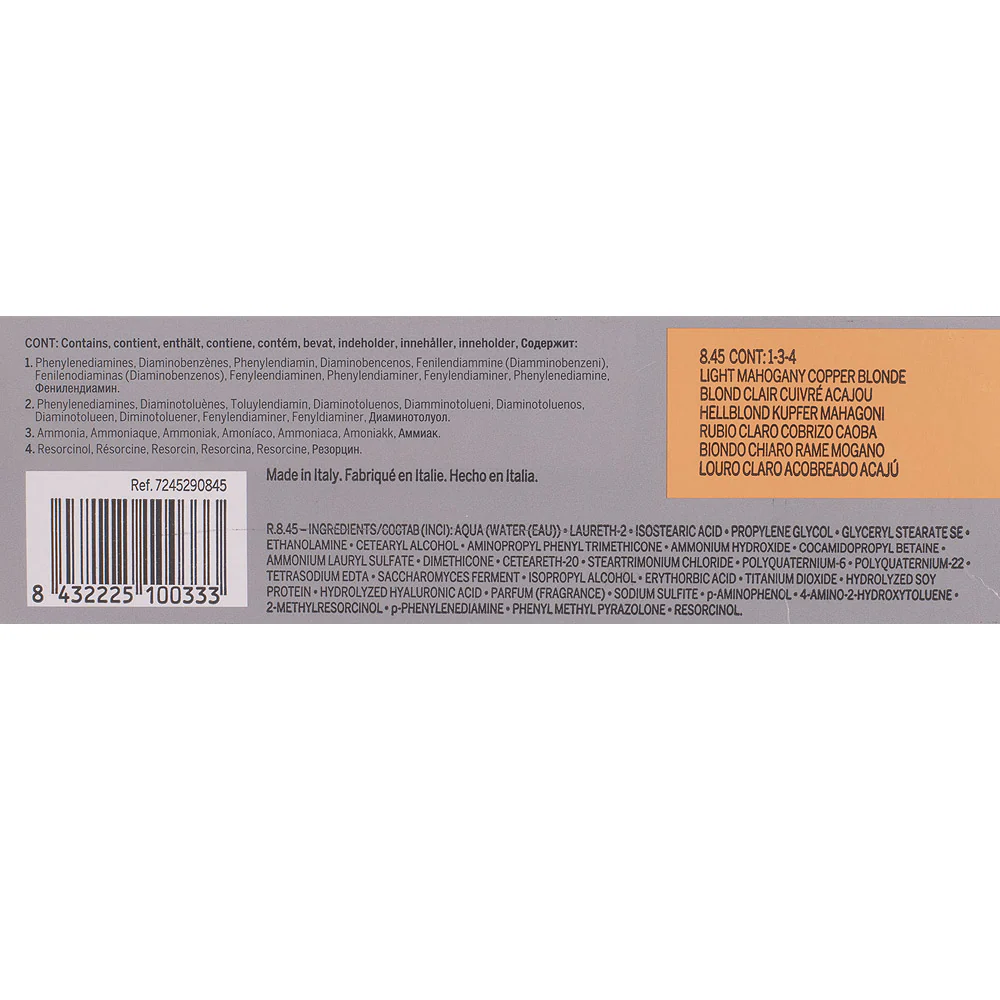 Revlon Professional Revlonissimo Colorcosmetique 8.45 Light Mahogany Copper Blonde 60ml - colorazione permanente - Image 2