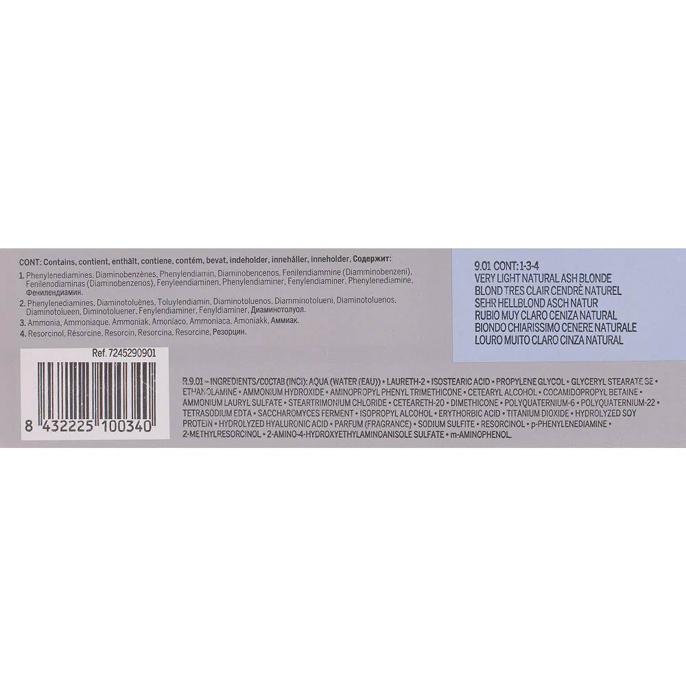 Revlon Professional Revlonissimo Colorcosmetique 9.01 Very Light Natural Ash Blonde 60ml - colorazione permanente - Image 2