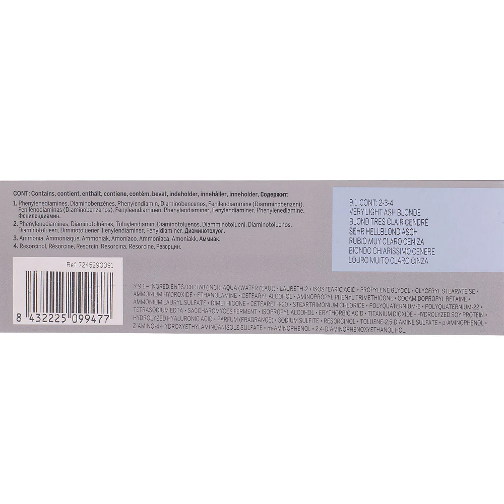 Revlon Professional Revlonissimo Colorcosmetique 9.1 Very Light Ash Blonde 60ml - colorazione permanente - Image 2