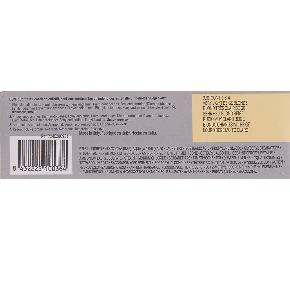 Revlon Professional Revlonissimo Colorcosmetique 9.31 Very Light Beige Blonde 60ml - colorazione permanente - Image 2