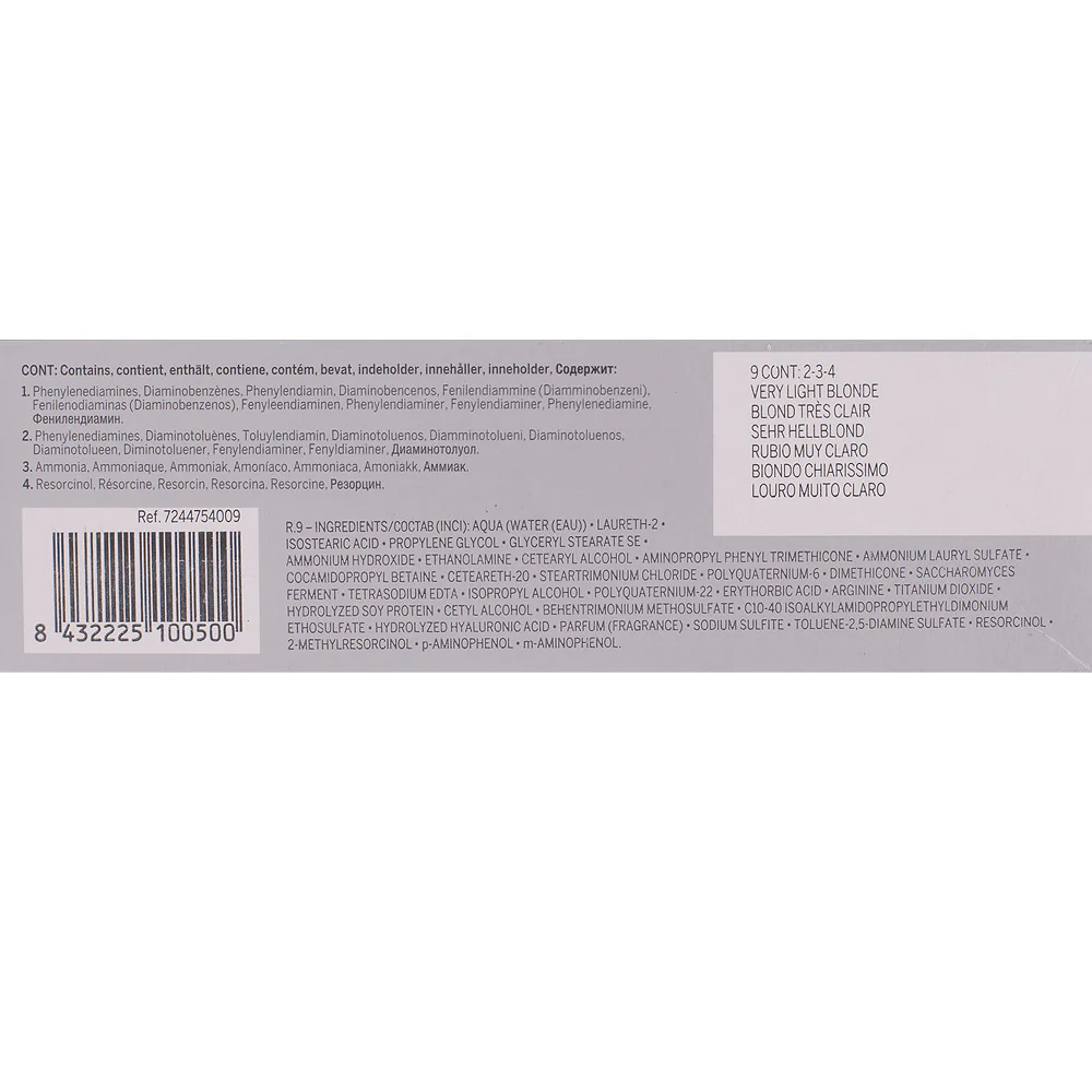 Revlon Professional Revlonissimo Colorcosmetique 9 Very Light Blonde 60ml  - colorazione permanente - Image 2