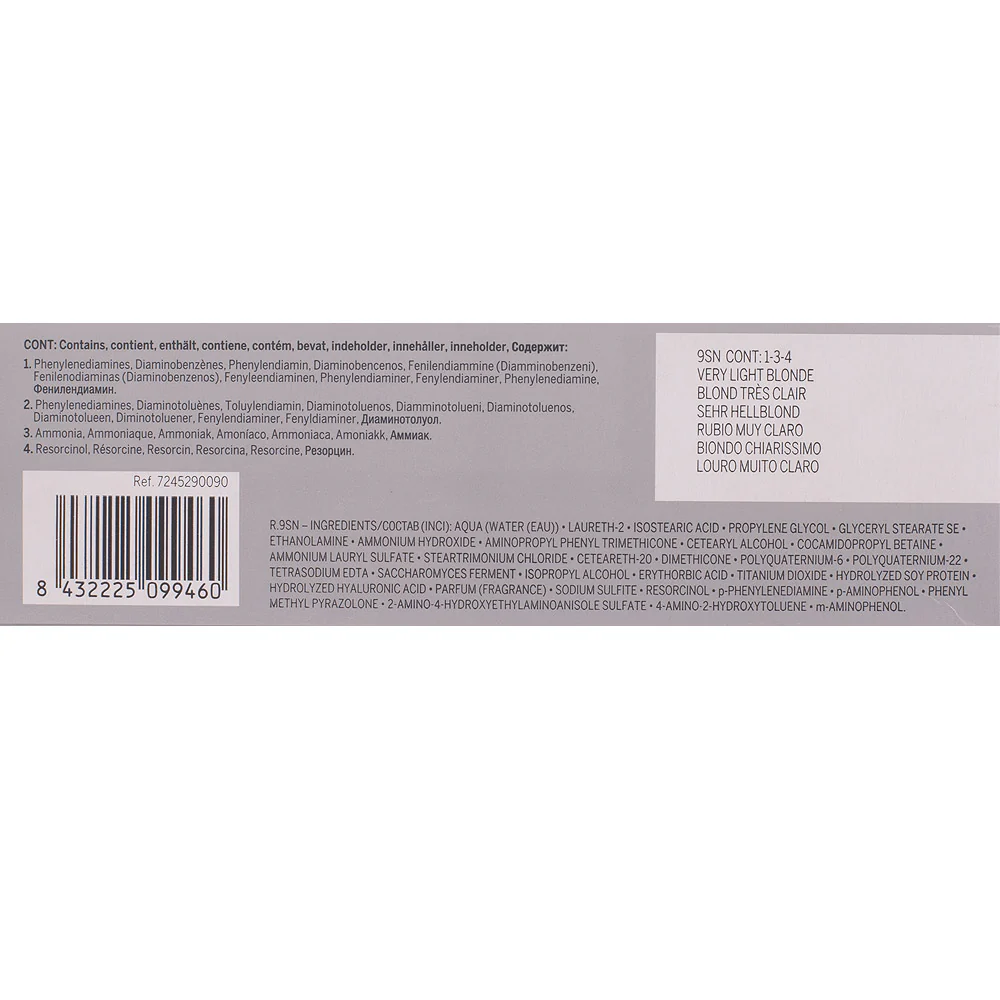 Revlon Professional Revlonissimo Colorcosmetique 9SN Very Light Blonde 60ml - colorazione permanente - Image 2