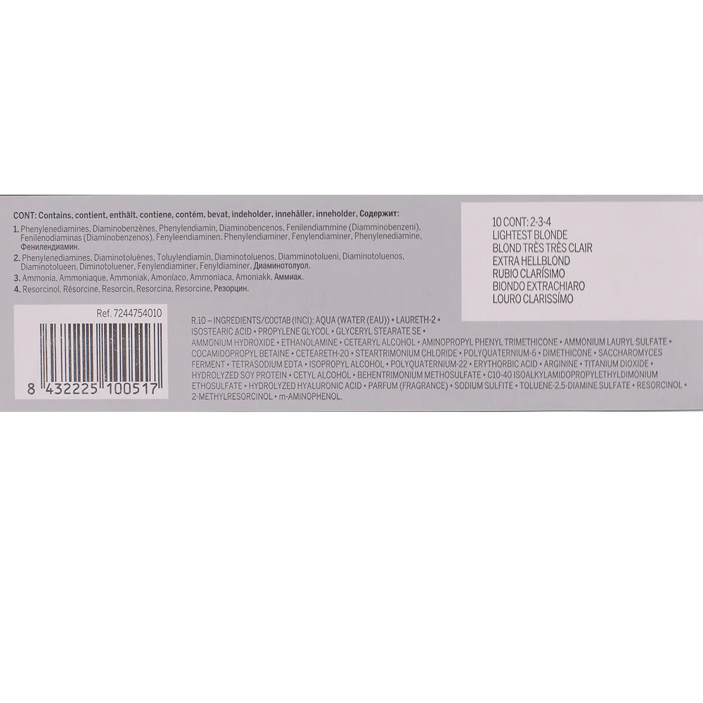 Revlon Professional Revlonissimo Colorcosmetique Anti-Age 10 Lightest Blonde 60ml  - colorazione permanente - Image 2
