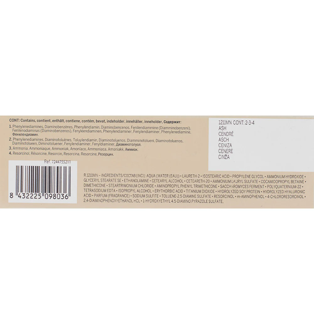 Revlon Professional Revlonissimo Colorcosmetique High Lift 1211MN Ash 60ml - colorazione permanente - Image 2