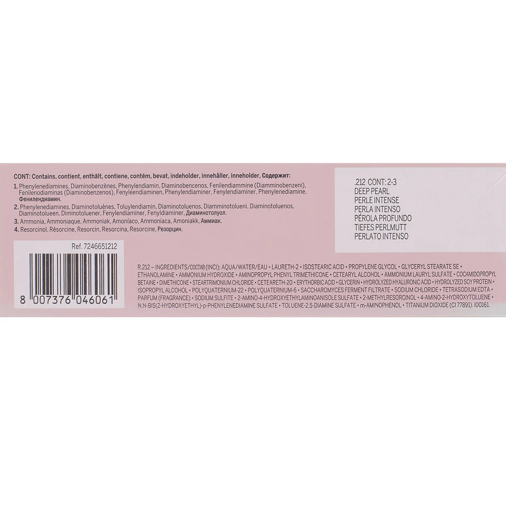 Revlon Professional Revlonissimo Colorcosmetique Satin Effect .212 Deep Pearl 60ml - colorazione permanente - Image 2