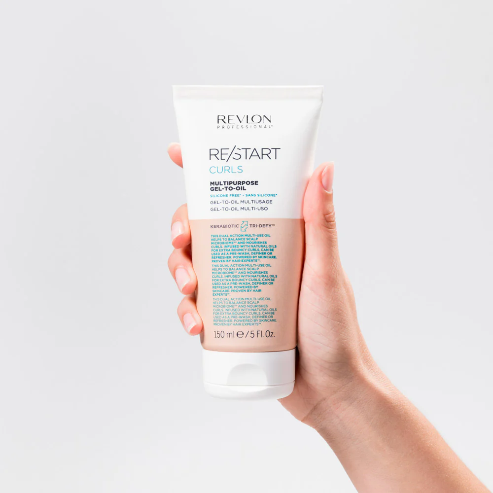 Revlon Restart Curls Multipurpose Gel-To-Oil 150ml - gel per capelli ricci - Image 2