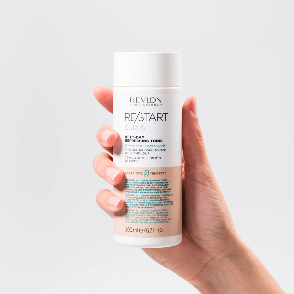 Revlon Restart Curls Next-Day Refreshing Tonic 200ml - tonico per capelli ricci - Image 2