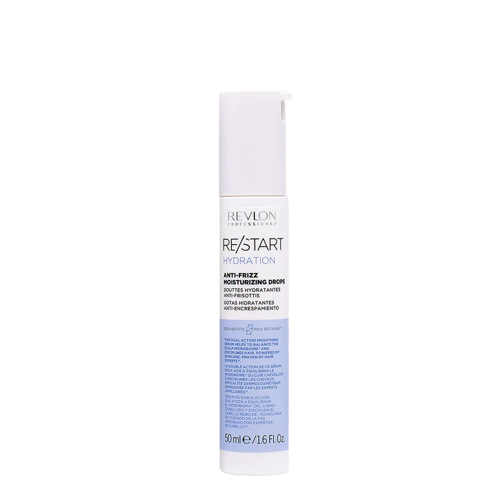 Revlon Restart Hydration Anti-Frizz Moisturizing Drops 50ml - siero idratante anticrespo