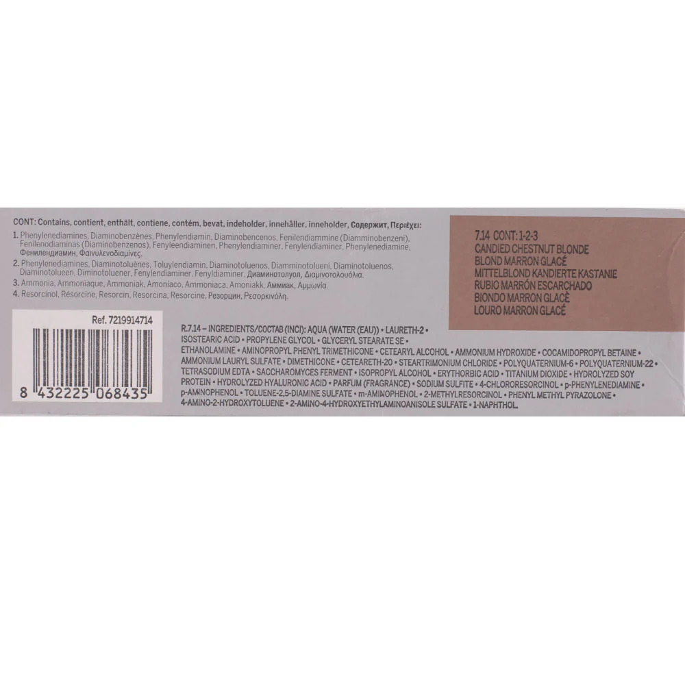 Revlon Revlonissimo Colorcosmetique 7.14 Candied Chestnut Blonde 60ml  - colorazione permanente - Image 2