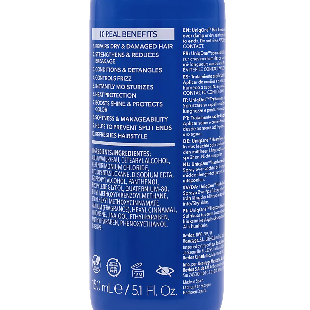 Revlon Uniq One All In One Mental Wellness Edition Hair Treatment Spray 150ml - Image 2