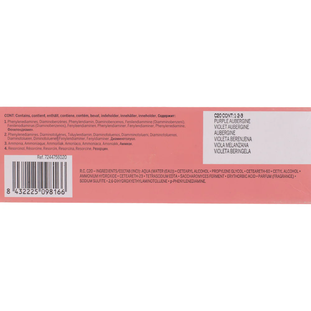 Revlonissimo Cromatics C20 Viola Melanzana 75ml - colorazione permanente - Image 2