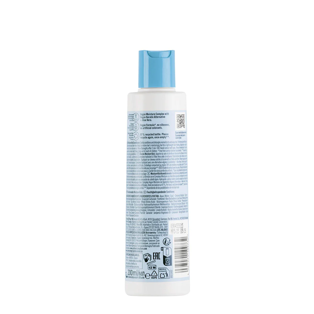 Schwarzkopf BC Bonacure Moisture Kick Conditioner Aloe Vera 200ml - balsamo per capelli secchi - Image 3