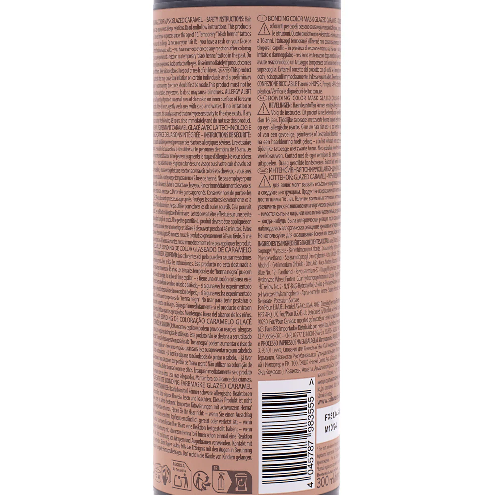 Schwarzkopf Chroma ID Color Mask 8-46 Glazed Caramel 300ml - maschera colorata semipermanente - Image 4