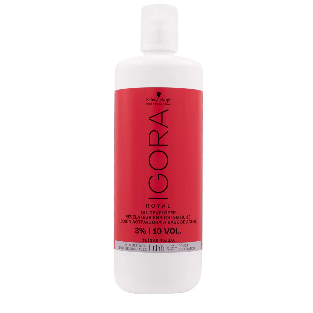 Schwarzkopf Igora Royal Oil Developer 3% 10 Vol. 1000ml - ossigeno 10 volumi