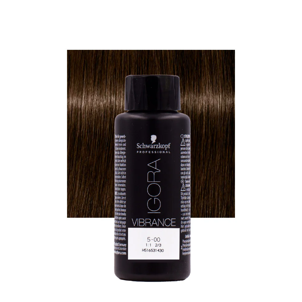Schwarzkopf Igora Vibrance 5-00 Castano Chiaro Naturale Extra 60ml - colorazione tono su tono