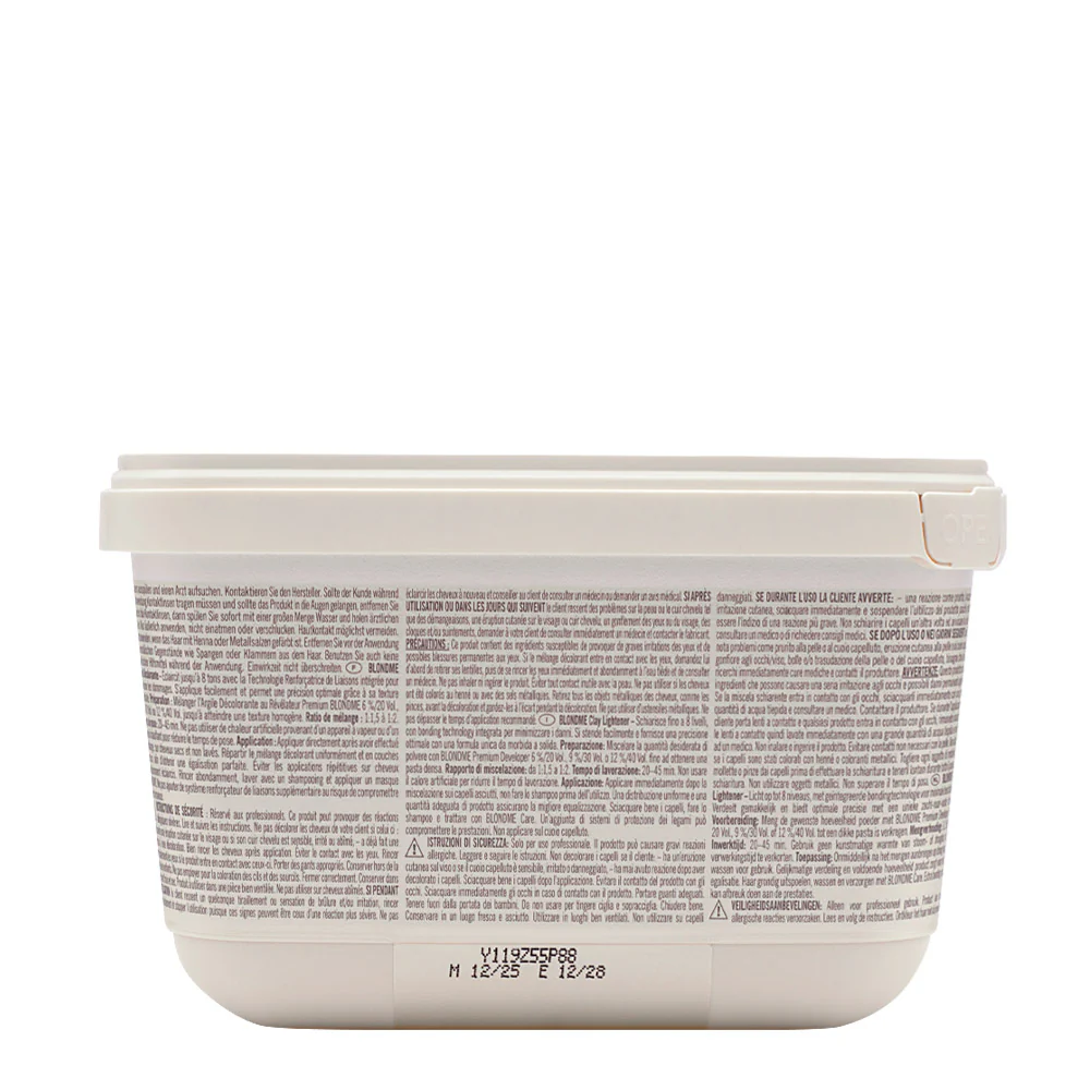 Schwarzkopf Professional Blond Me Clay Lightener 8 350gr - decolorante all'argilla - Image 2