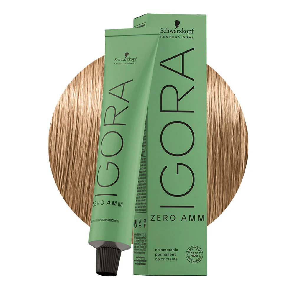 Schwarzkopf Professional Igora Zero Amm 8-0 Biondo Chiaro Naturale 60ml - colorazione permanente senza ammoniaca