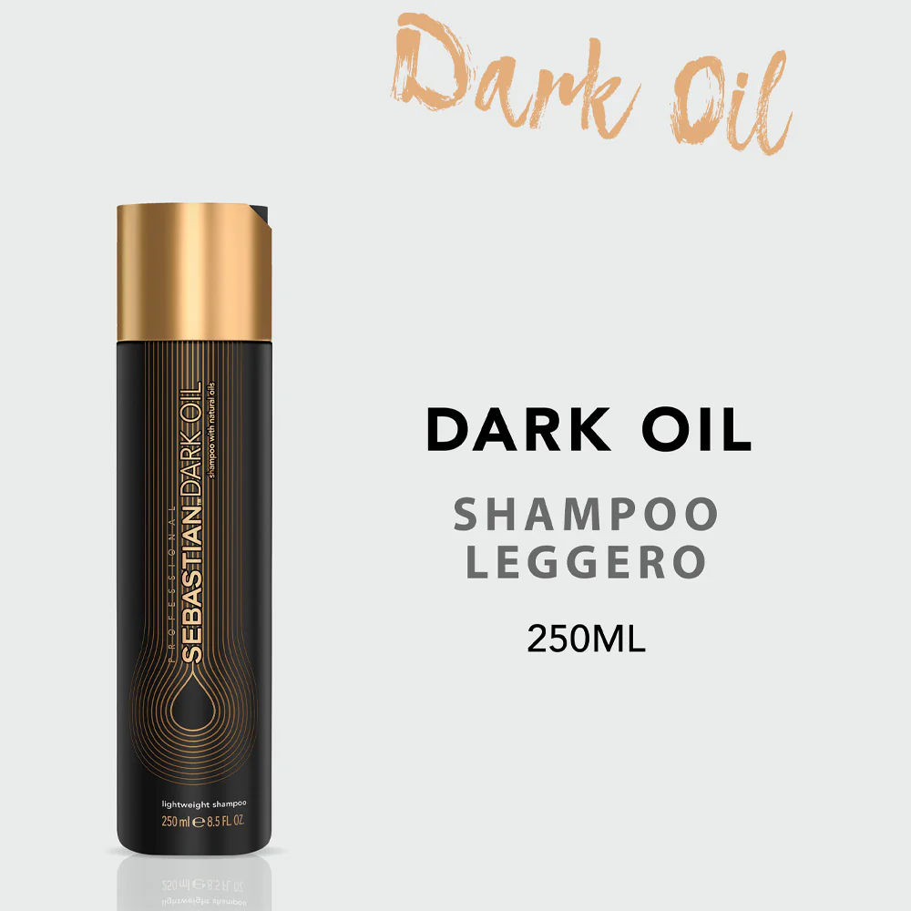 Sebastian Dark Oil Lightweight Shampoo 250ml - shampoo idratante leggero - Image 3