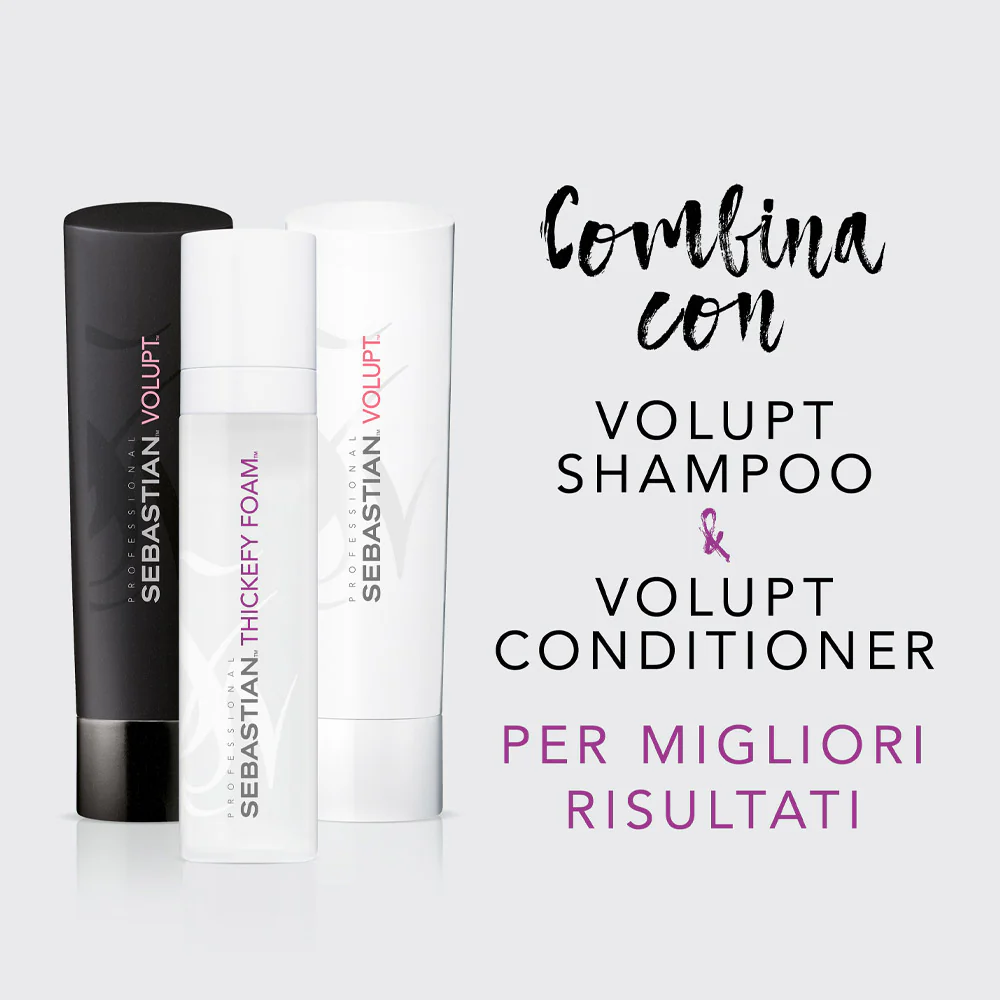 Sebastian Flow Thickefy Foam 190ml - schiuma volumizzante per capelli fini - Image 7