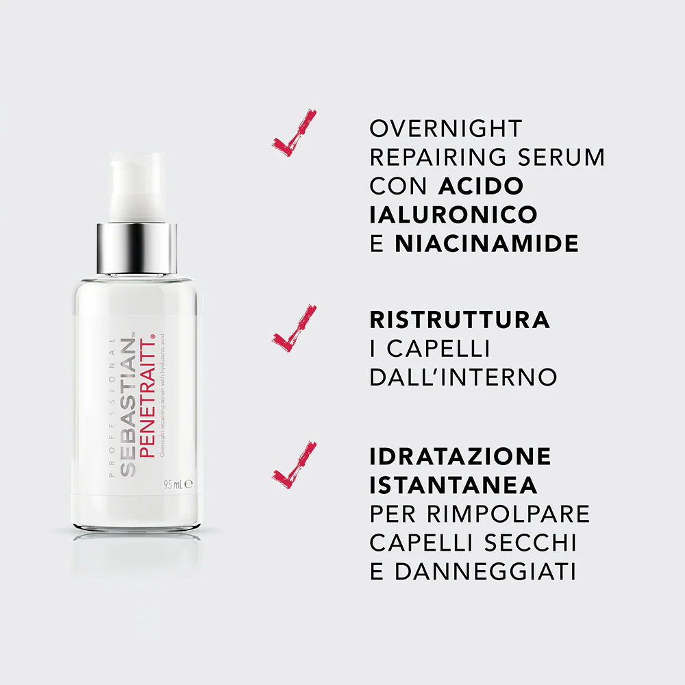 Sebastian Foundation Penetraitt Overnight Repairing Serum 95ml - siero notte riparatore - Image 5