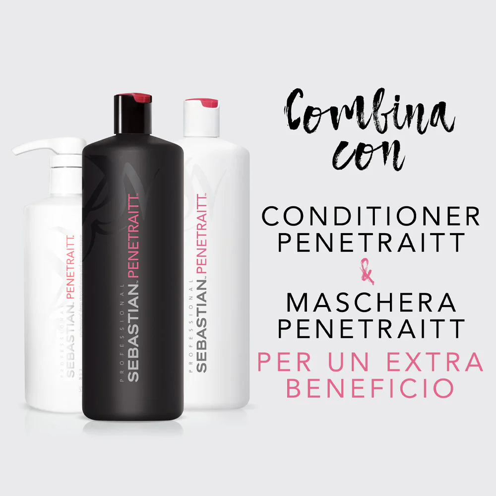 Sebastian Foundation Penetraitt Shampoo 1000ml - shampoo riparatore - Image 5
