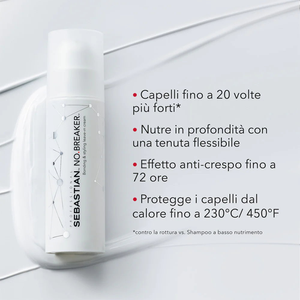 Sebastian No Breaker Bonding & Styling Leave-In Cream 145ml - crema leave-in ristrutturante - Image 4