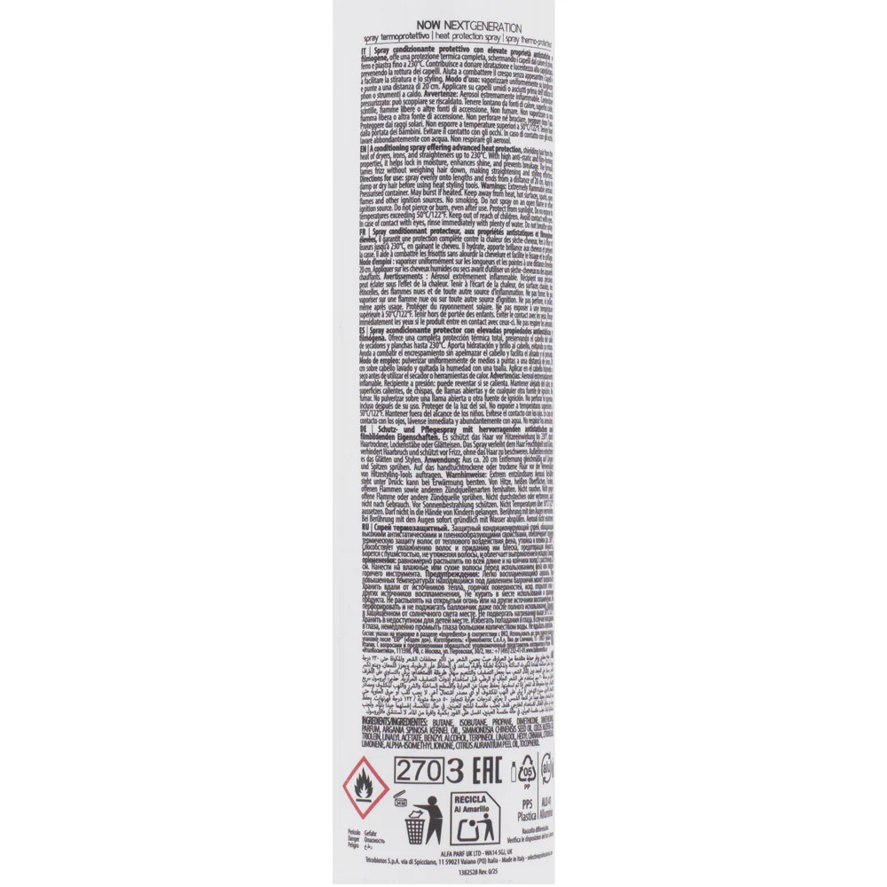 Selective Professional Now Next Generation Thermo Up to 230° 200ml - spray protezione termica - Image 2