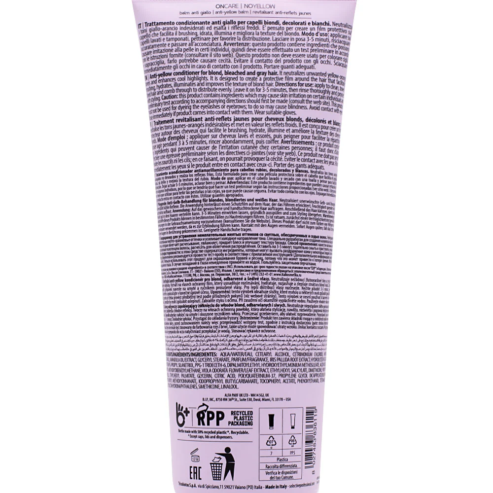 Selective Professional On Care No Yellow Balm 250ml - balsamo anti giallo - Image 2