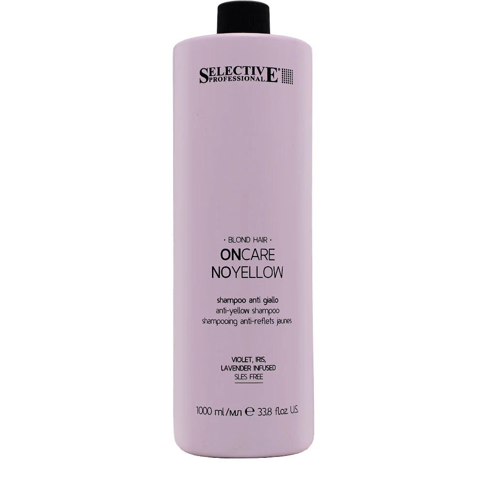 Selective Professional On Care No Yellow Shampoo 1000ml - shampoo anti giallo