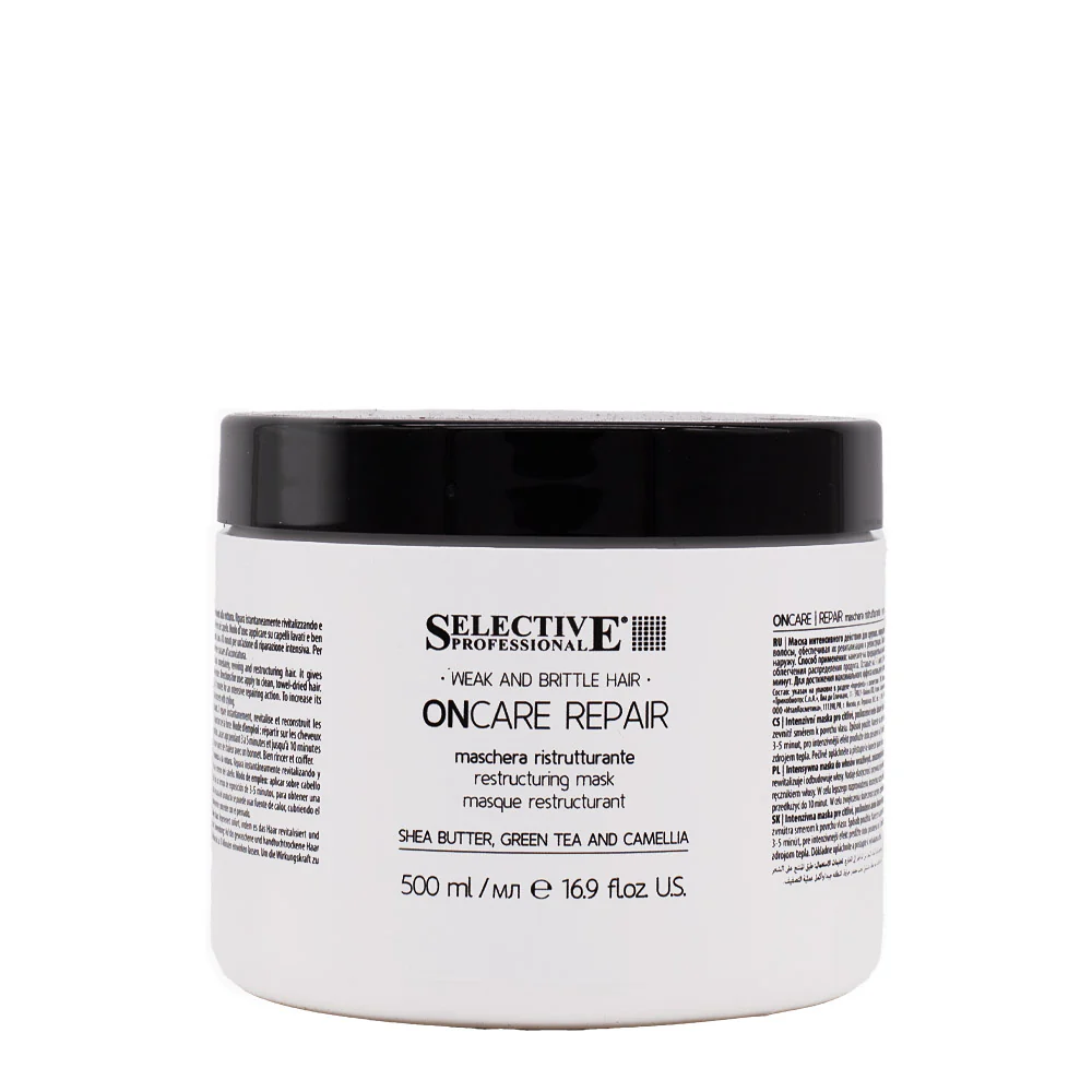 Selective Professional On Care Repair Mask 500ml - maschera intensiva per capelli daneggiati