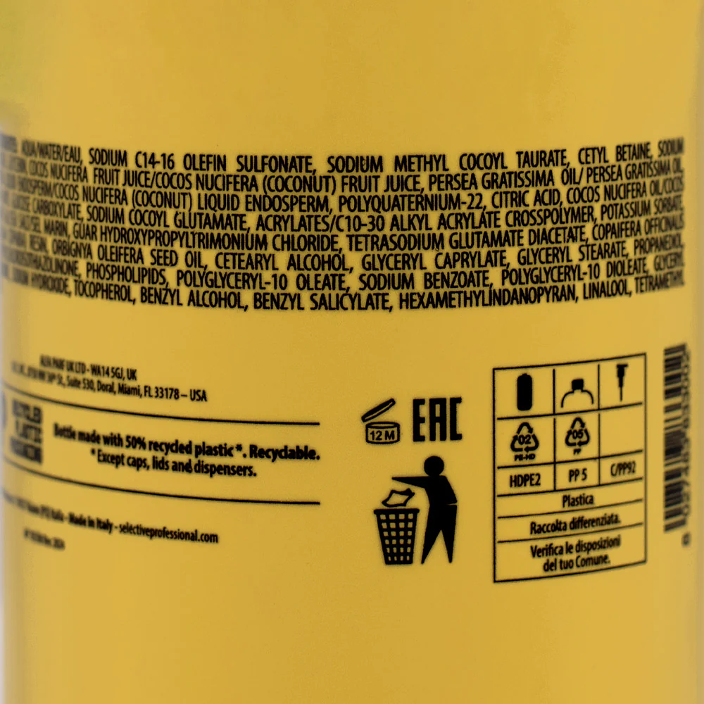 Selective Professional OnCare Smooth Shampoo 1000ml - shampoo disciplinante per capelli lunghi - Image 3